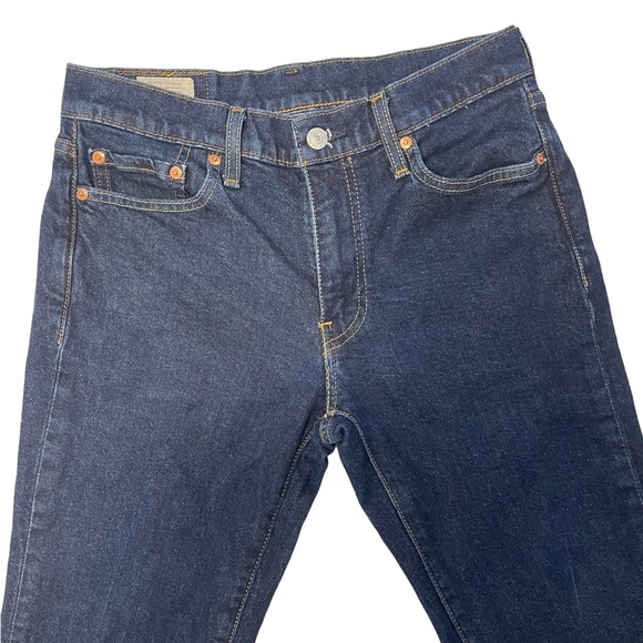 [30] LEVI’S Jeans vintage 511 Y2K Slim fit dark blue rare women’s - Picture 3 of 6